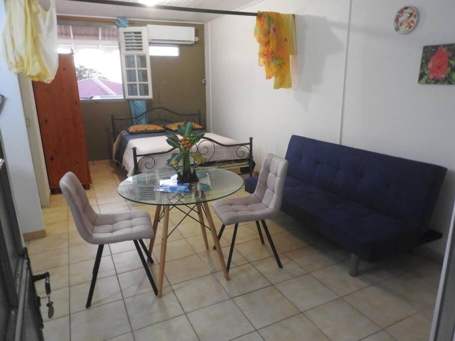 Studio Hibiscus-Ch Vue Sur Mer,Plage,Clim 레 장세-다르레 외부 사진
