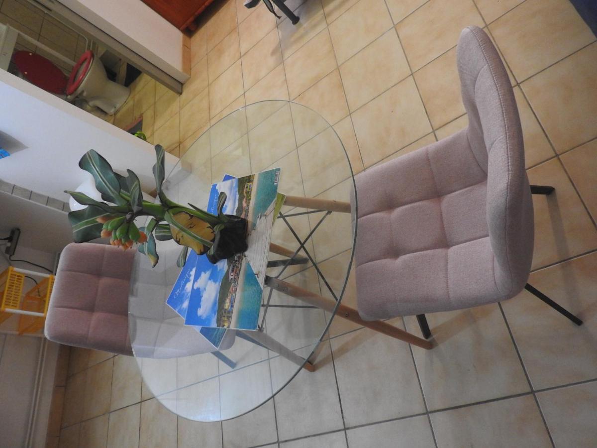 Studio Hibiscus-Ch Vue Sur Mer,Plage,Clim 레 장세-다르레 외부 사진