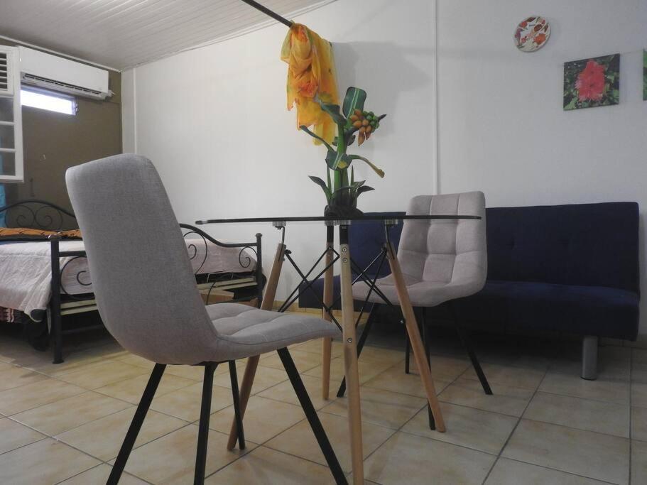 Studio Hibiscus-Ch Vue Sur Mer,Plage,Clim 레 장세-다르레 외부 사진