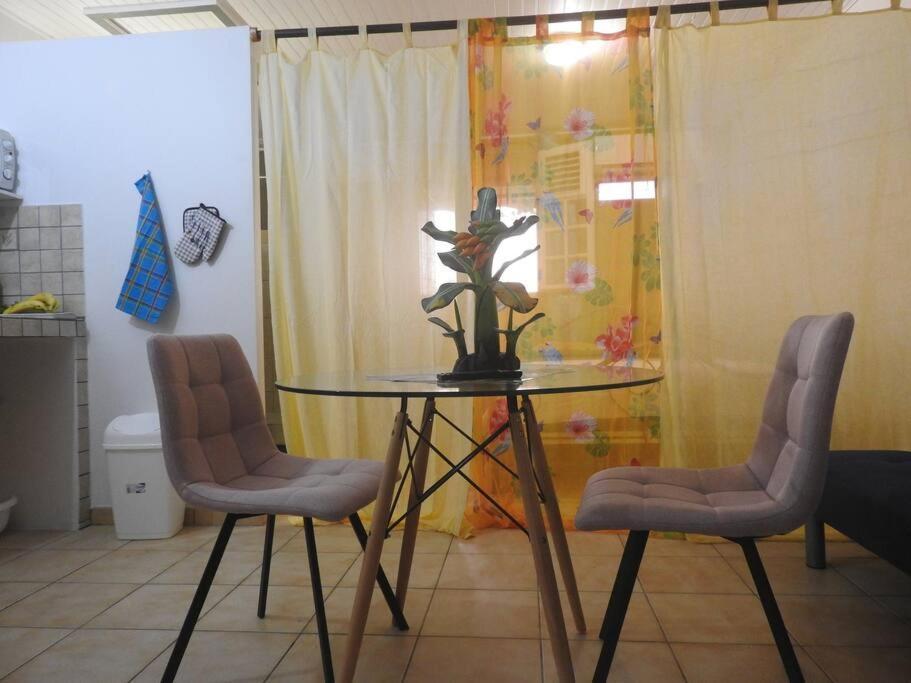 Studio Hibiscus-Ch Vue Sur Mer,Plage,Clim 레 장세-다르레 외부 사진