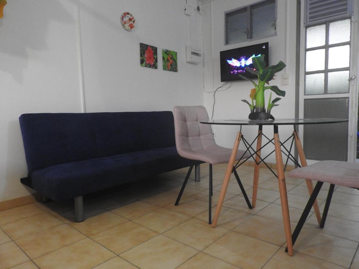 Studio Hibiscus-Ch Vue Sur Mer,Plage,Clim 레 장세-다르레 외부 사진